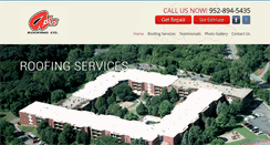 Desktop Screenshot of aplusroofingmn.com